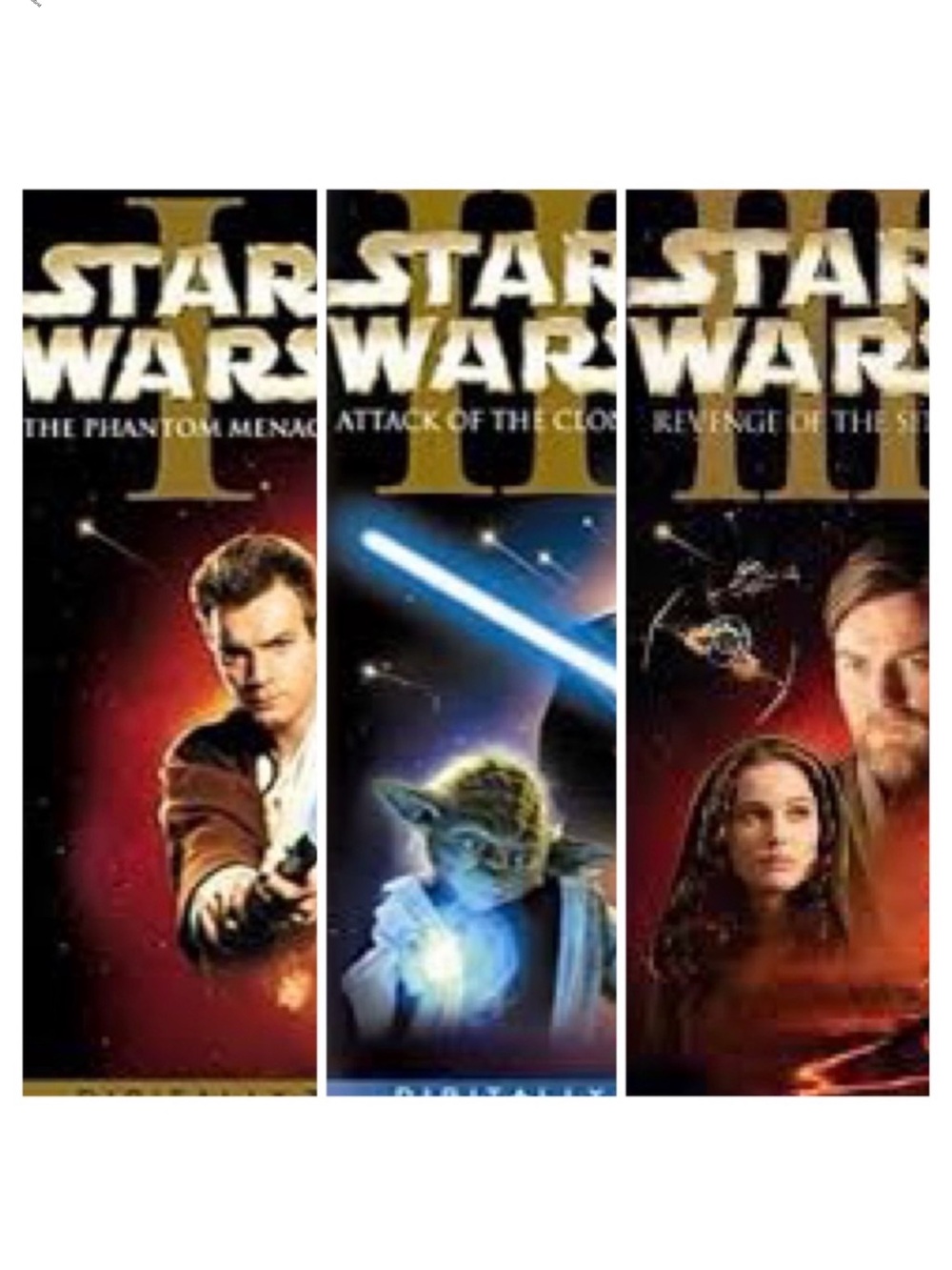 Bundle Star Wars Movie 1 2 & 3 DVD’s Special‎ Features